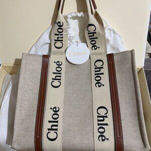 Chloe woody tote bag